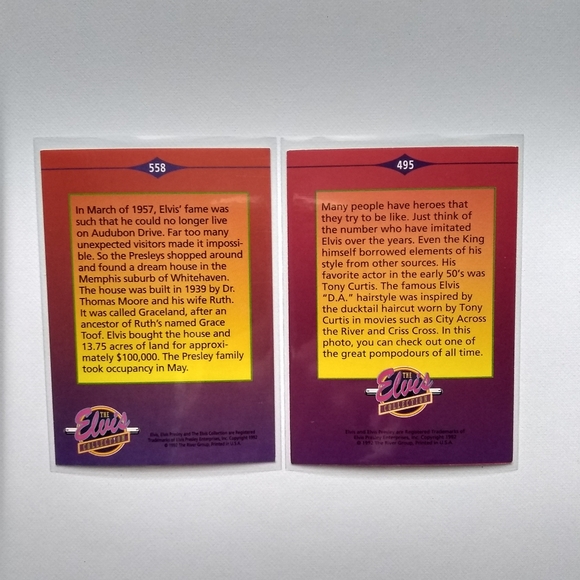 Elvis Presley Vintage Trading Cards 1992 (10) - Picture 6 of 10